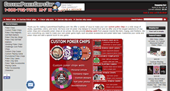 Desktop Screenshot of custompokerchipsshop.com